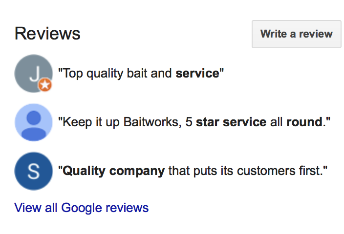 Baitworks reviews