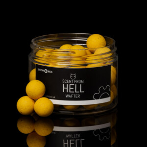 Baitworks Sent From Hell yellow wafter hookbaits for carp fishing