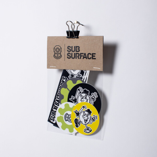 SUB X BAITWORKS - Sticker Packs