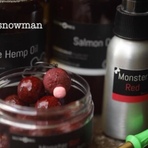 Monster Red Boosted Hard Hook Baits